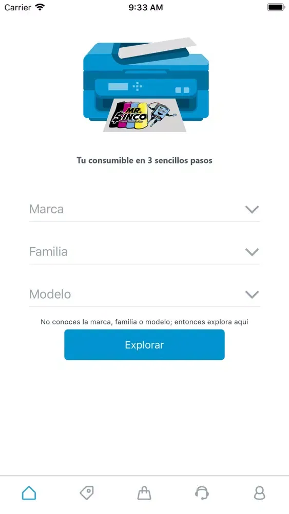 Captures d'écran de MrSinco - Tintas, toners..
