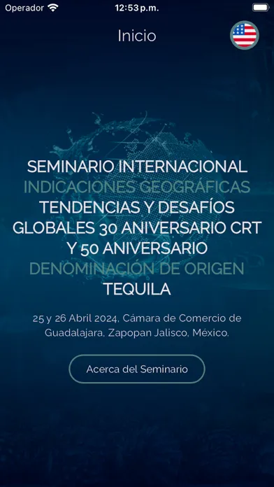 Tangkapan layar Seminario CRT