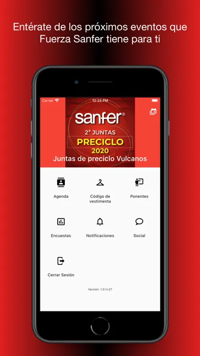 Capturas de pantalla de Fuerza Sanfer App