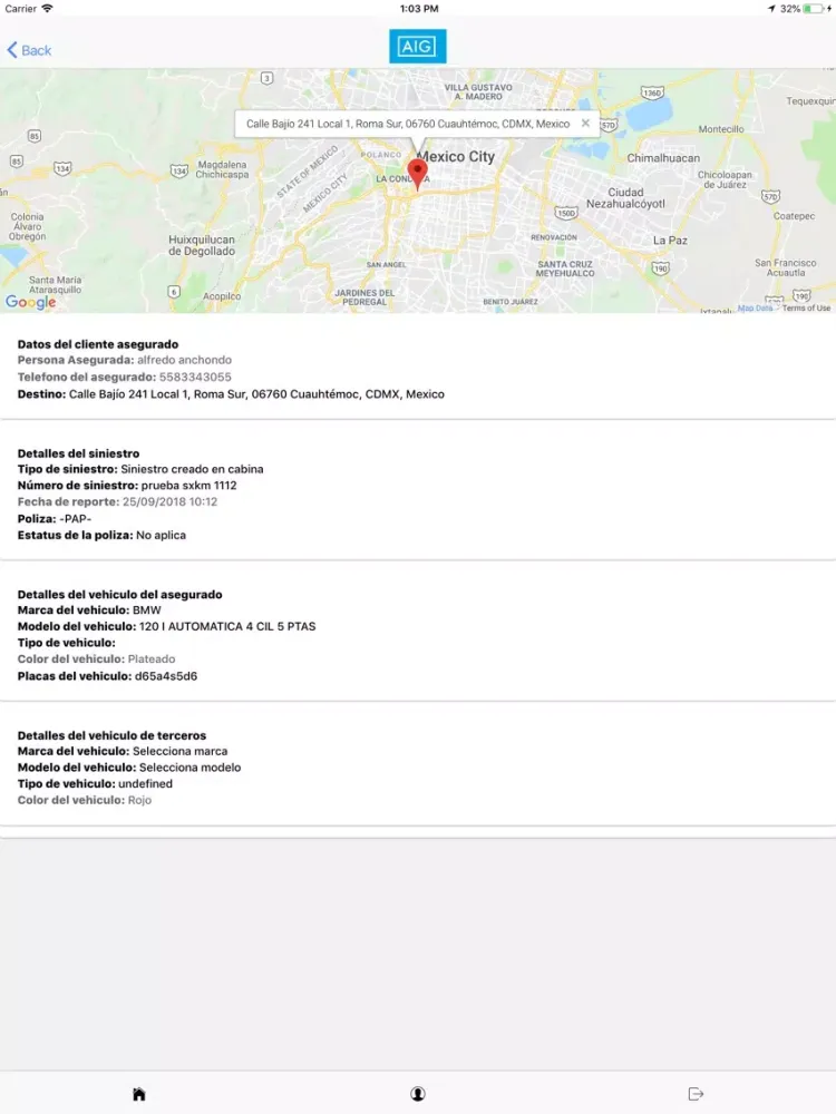 Capturas de pantalla de AIG MEXICO AJUSTADORES iPad 