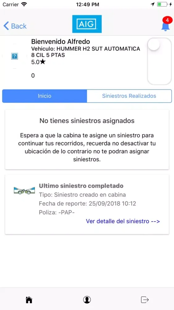 Capturas de pantalla de AIG MEXICO AJUSTADORES