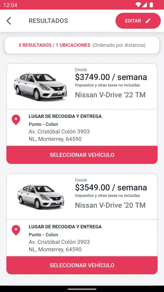 Capturas de pantalla de Punto