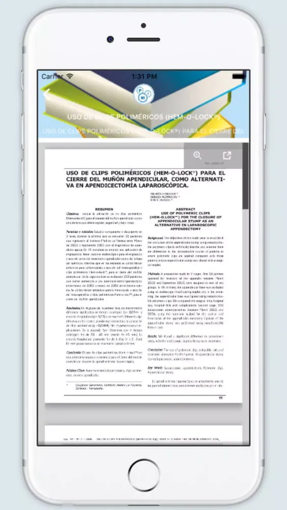 Capturas de pantalla de Producto Médico - PMI Servicios Quirúrgicos
