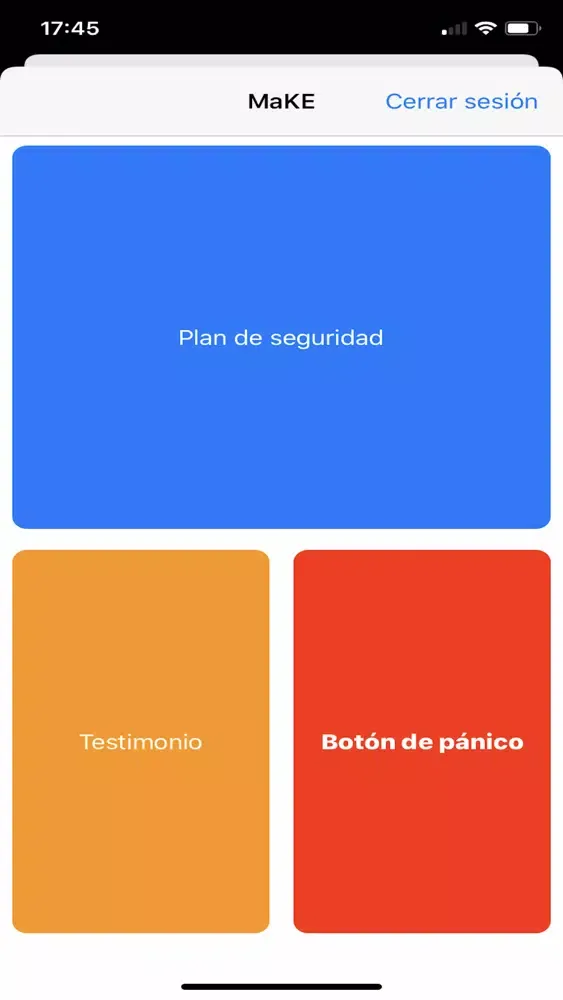 Capturas de tela do MaKE