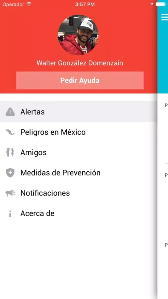 Zrzuty ekranu AlertaMX Oficial