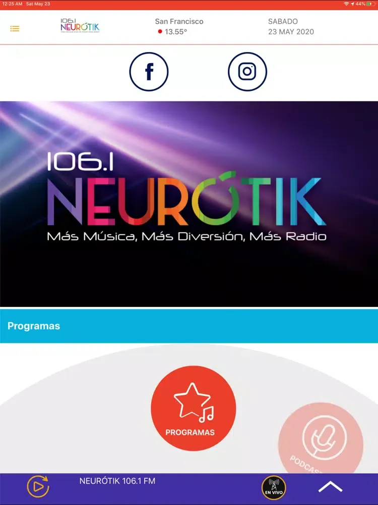 Capturas de pantalla de Neurótik 106.1 iPad 