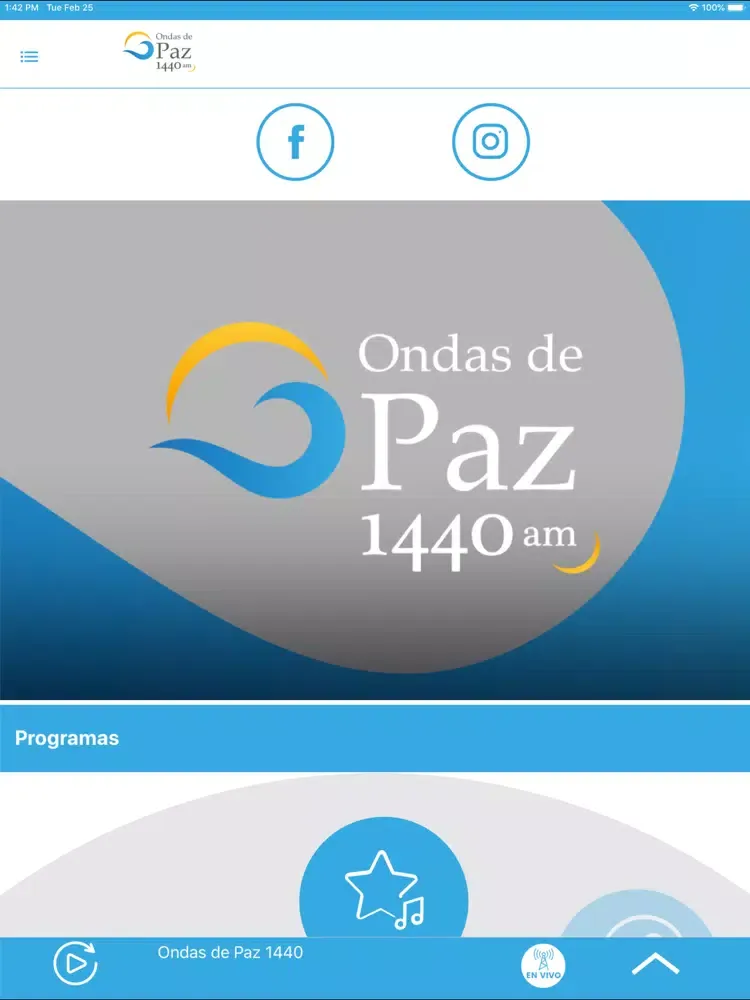 Ondas de Paz 1440 iPad  Ekran Görüntüleri