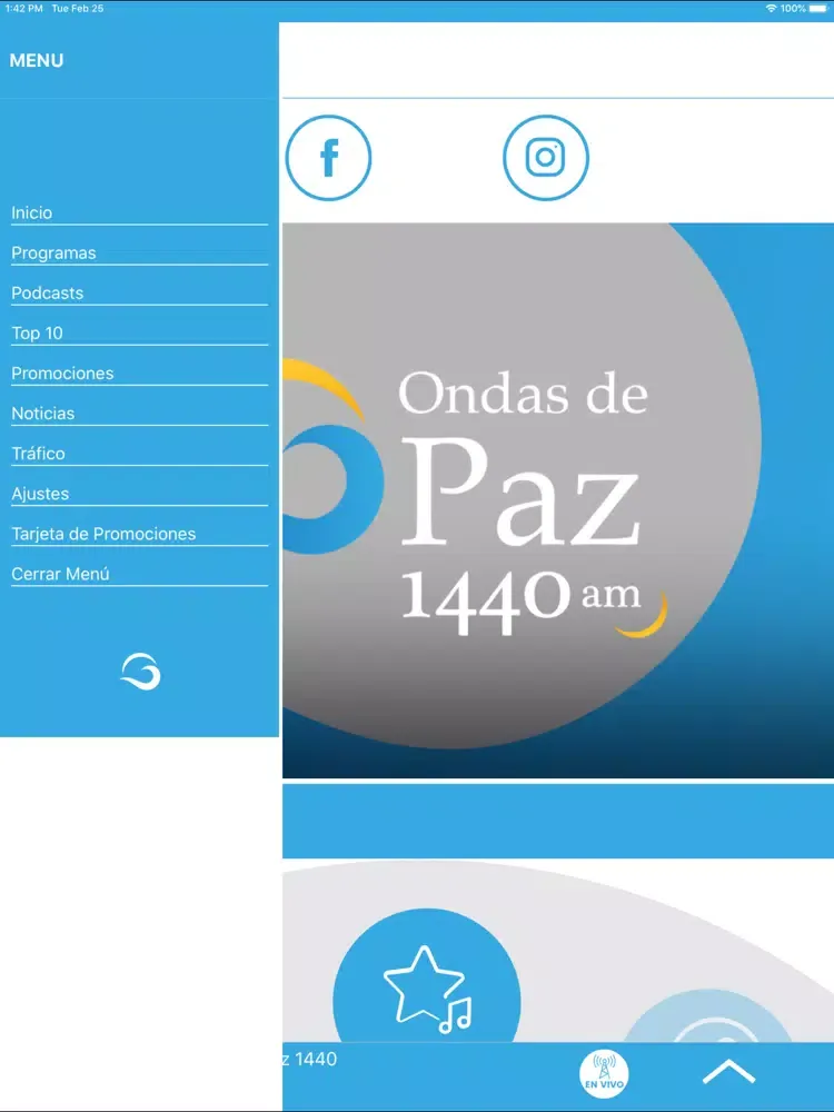 Ondas de Paz 1440 iPad  Ekran Görüntüleri