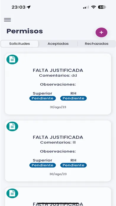 Nómina APP Screenshots