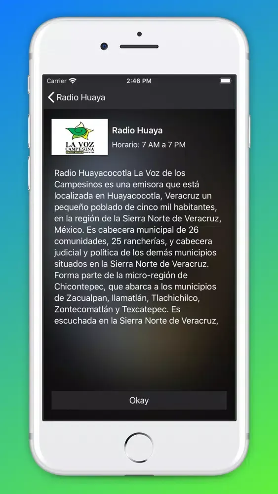 Capturas de pantalla de Radio Huayacocotla Oficial