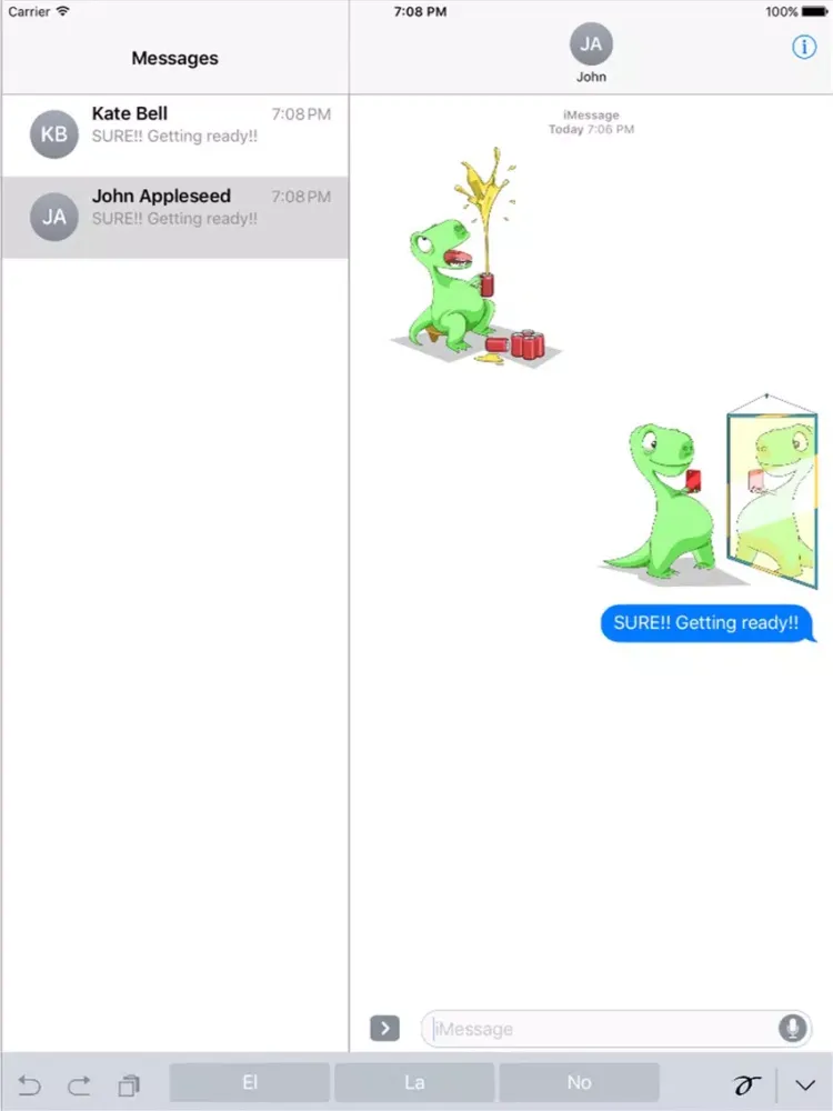 Скриншоты Rexy Does iPad 