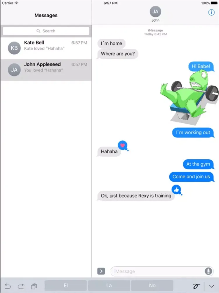 Скриншоты Rexy Does iPad 