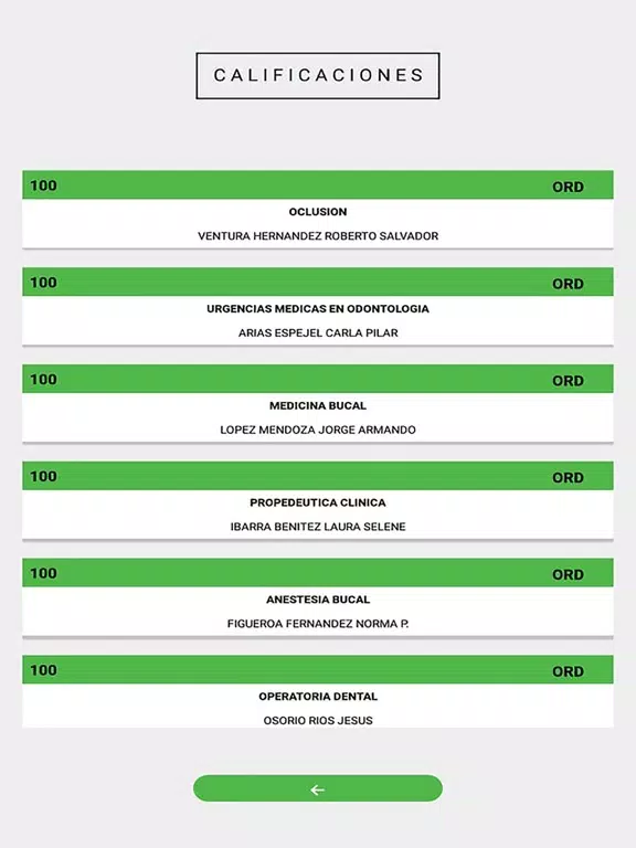 Alumnos UABC iPad  Screenshots