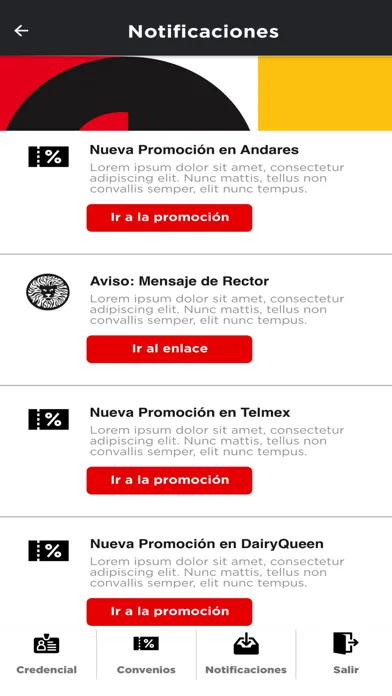 Capturas de tela do Soy UdeG