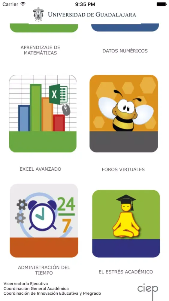 Guias de Estudio Ekran Görüntüleri