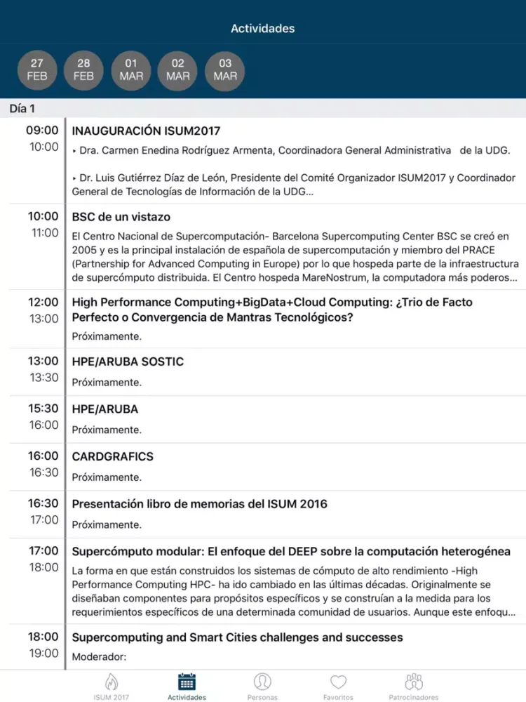 Скриншоты ISUM 2017 iPad 