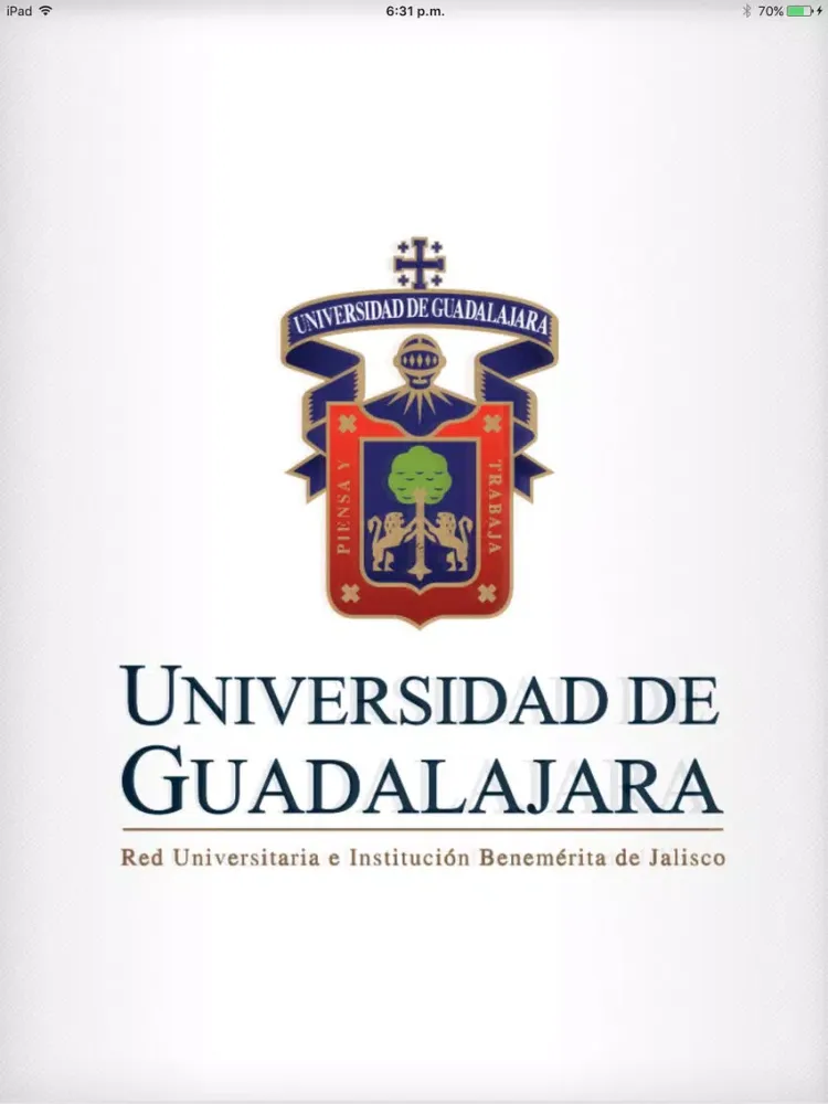 Ảnh chụp màn hình của Informe de Actividades 2015 UdeG iPad 