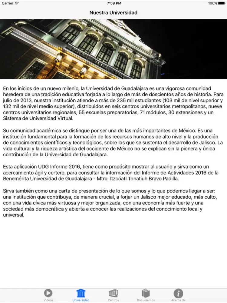 Informe de Actividades 2016 iPad 应用截图