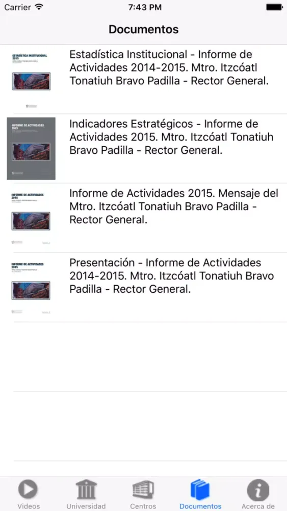 Informe de Actividades 2016应用截图