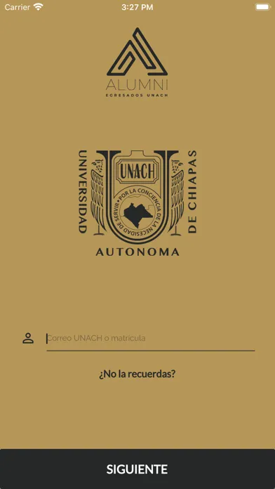 Screenshot di Alumni UNACH