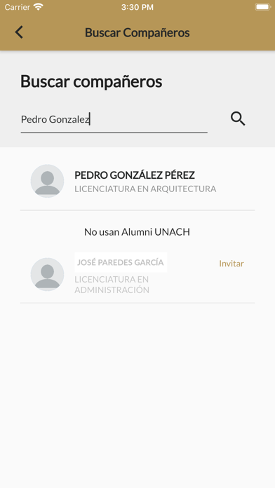 Alumni UNACH スクリーンショット