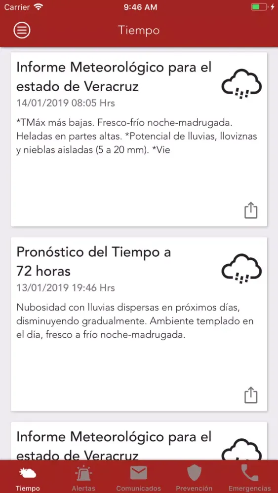 Capturas de pantalla de PC Veracruz