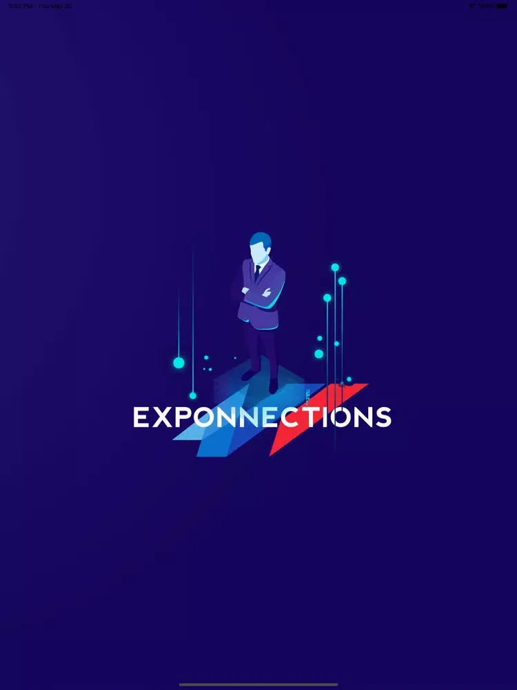 Tangkapan layar Exponnections iPad 