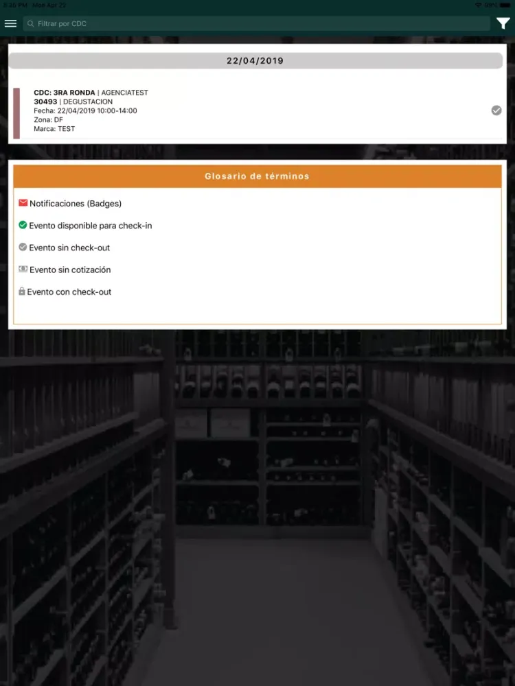 Cuervo App iPad 應用截圖