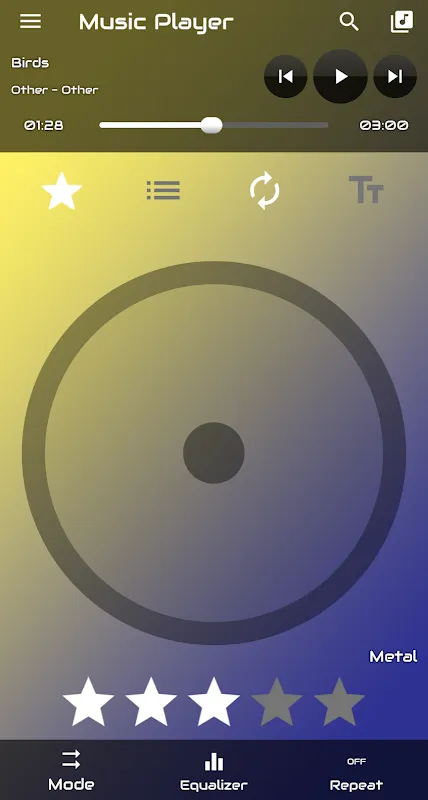 Ảnh chụp màn hình của Mixoomy - Music Player