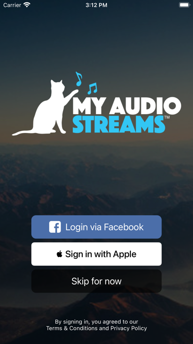 MY AudioStreams स्क्रीनशॉट