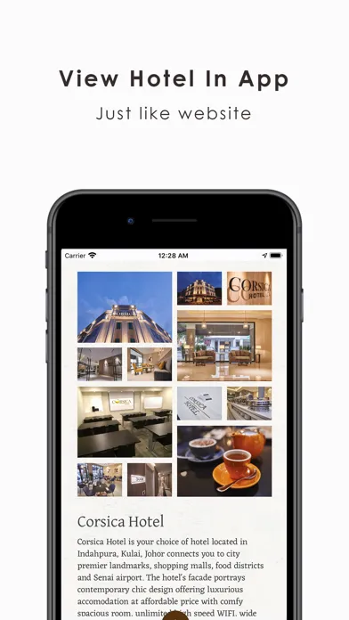 Tangkapan skrin Corsica Hotel - Booking