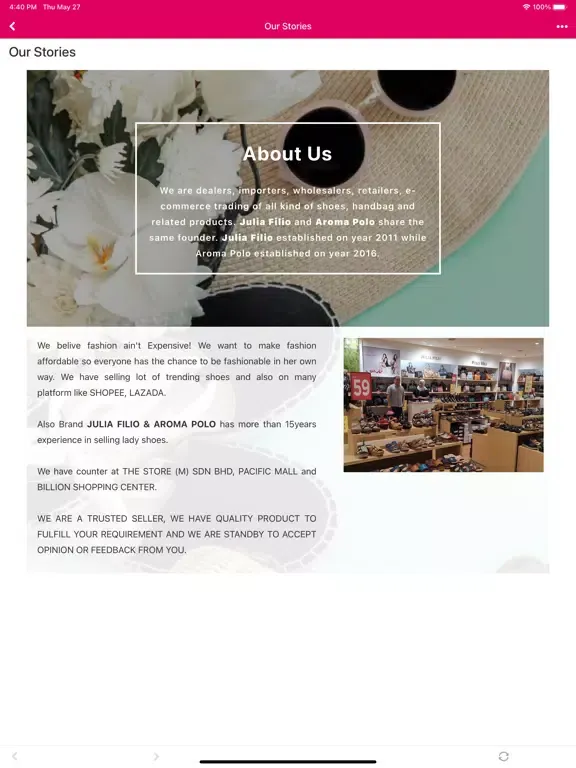Captures d'écran de Aroma Polo (M) Sdn Bhd iPad 