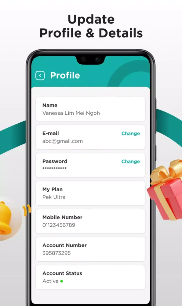 Capturas de pantalla de BeONE Prepaid