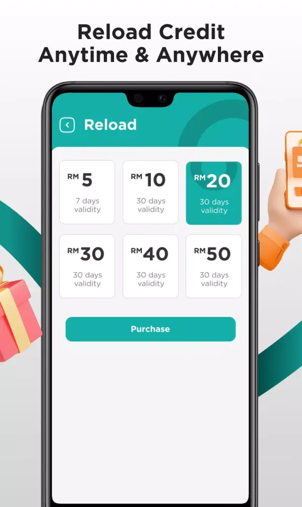 Capturas de pantalla de BeONE Prepaid