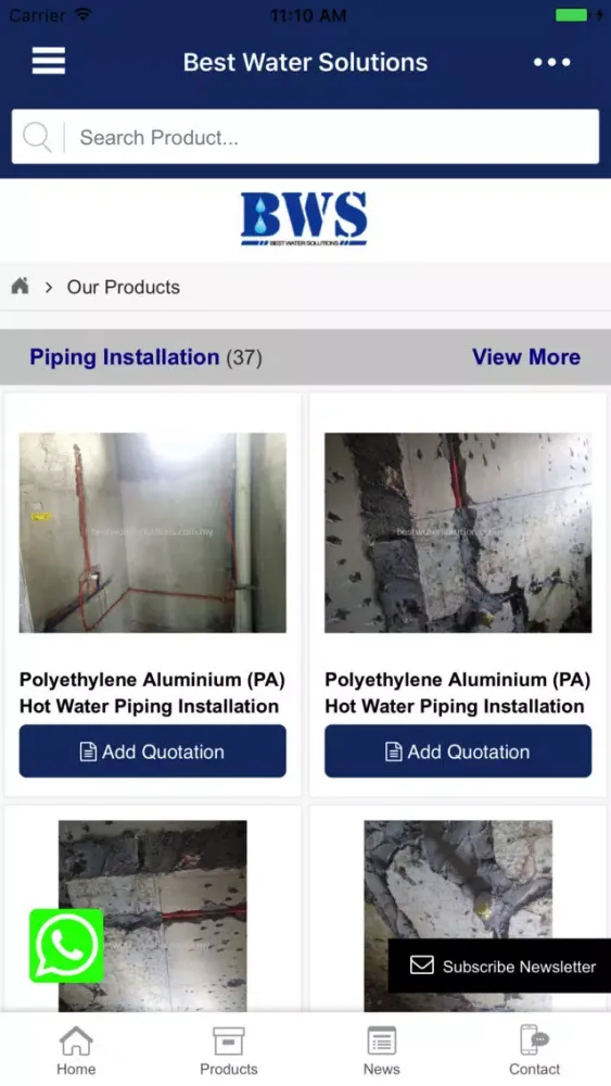 Capturas de pantalla de Best Water Solutions