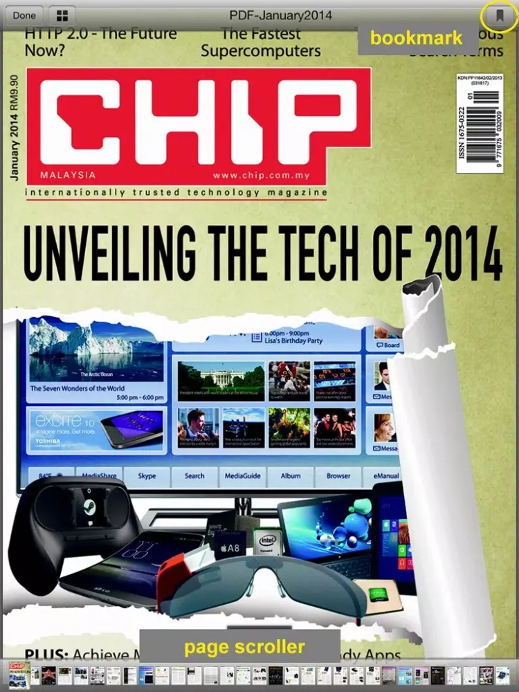 Скриншоты CHIP Magazine Malaysia iPad 