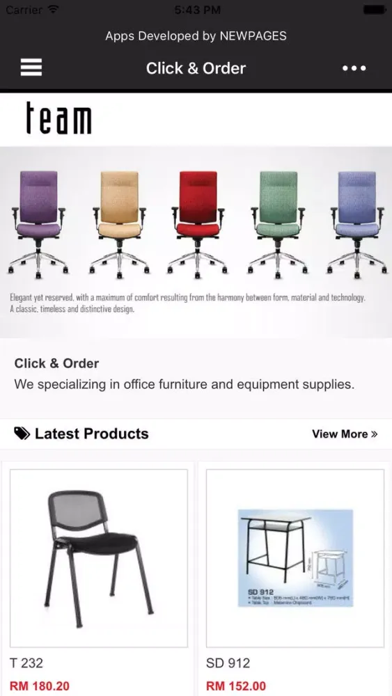Click & Order应用截图
