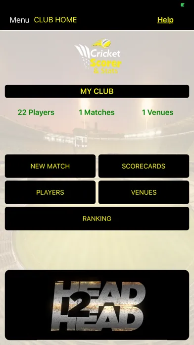 Zrzuty ekranu Cricket Scorer Stats