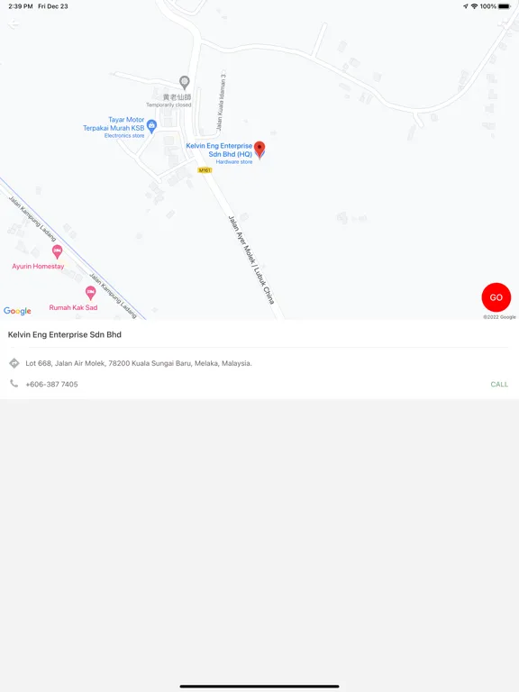 Zrzuty ekranu Kelvin Eng Enterprise Sdn Bhd iPad 