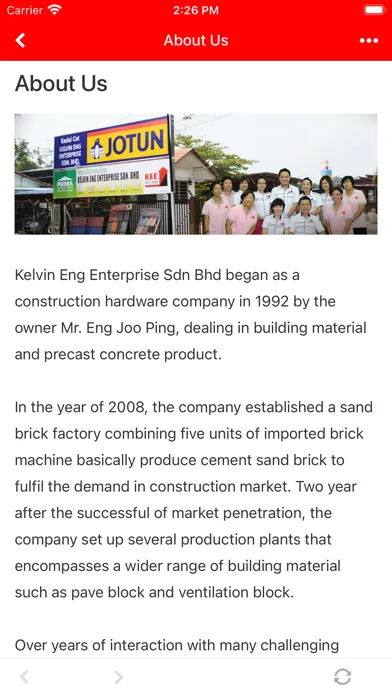 Zrzuty ekranu Kelvin Eng Enterprise Sdn Bhd