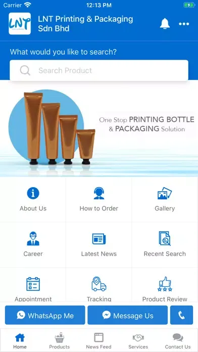 Ảnh chụp màn hình của LNT Printing & Packaging
