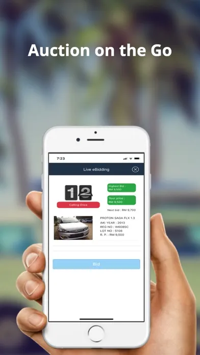 Ảnh chụp màn hình của PAH AutoAuction