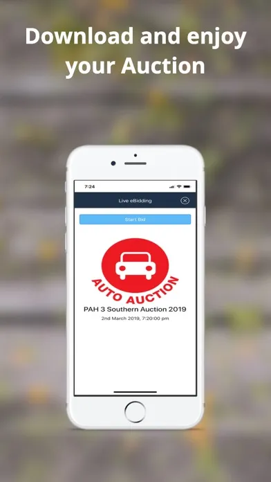 Ảnh chụp màn hình của PAH AutoAuction
