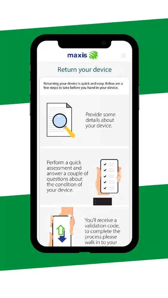 صور Maxis Device Return App