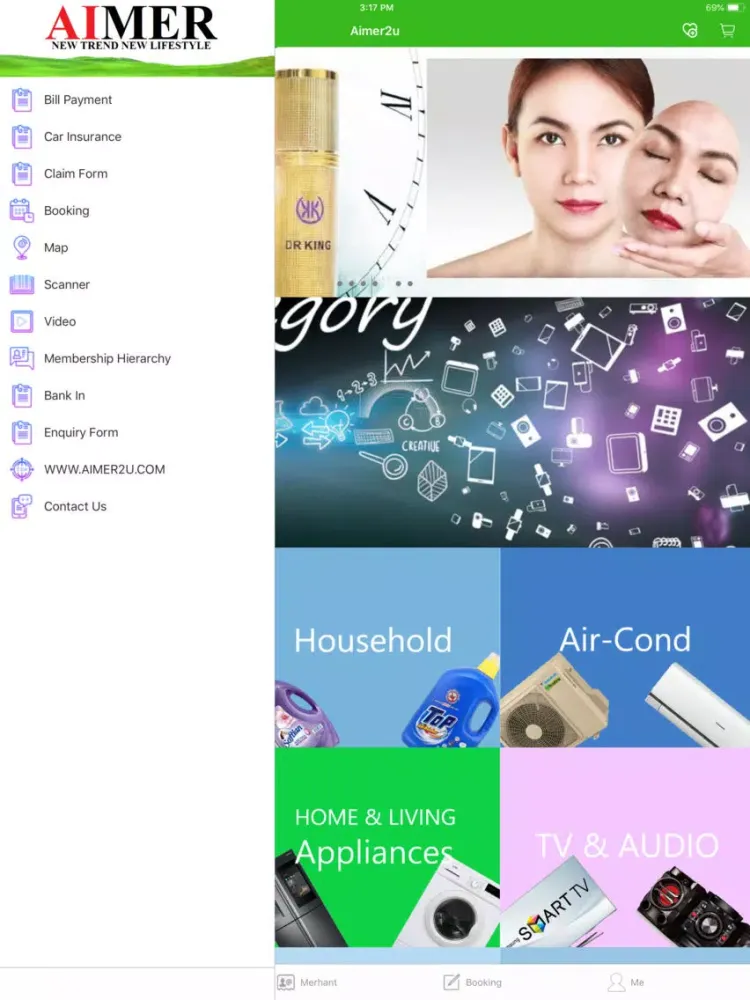 Ảnh chụp màn hình của Aimer2u iPad 