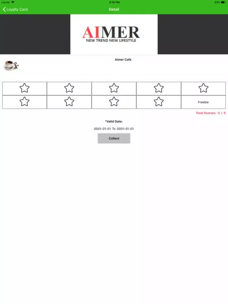 Ảnh chụp màn hình của Aimer2u iPad 