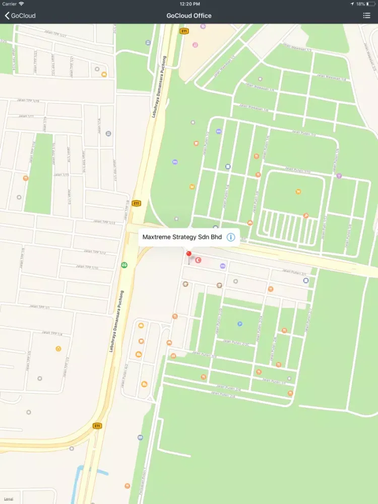 Zrzuty ekranu GoCloud iPad 