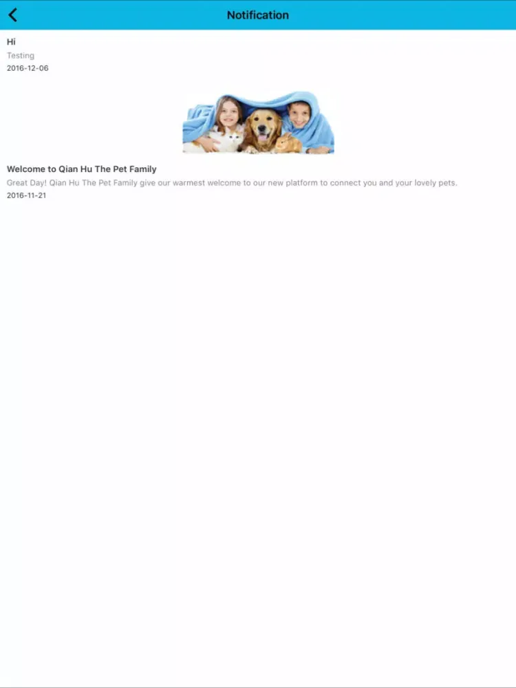 The Pet Family iPad  スクリーンショット