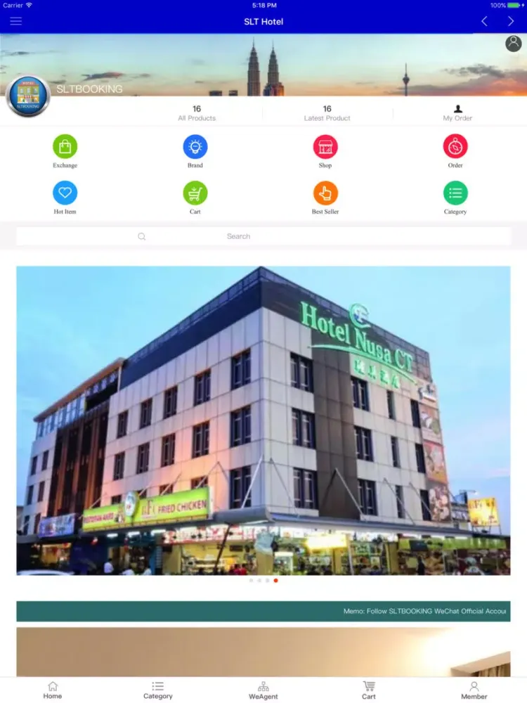 SLT Hotel iPad  Screenshots