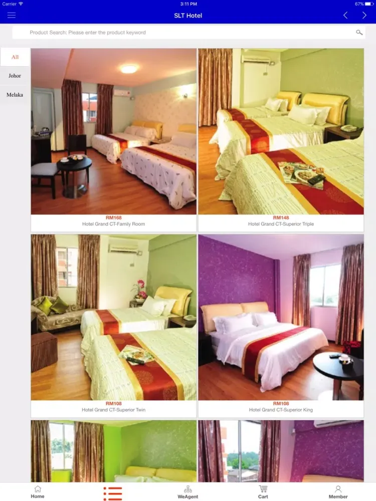 SLT Hotel iPad  Screenshots